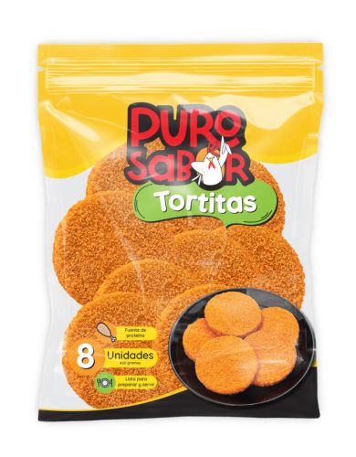 Tortitas de Pollo 8 Unidades