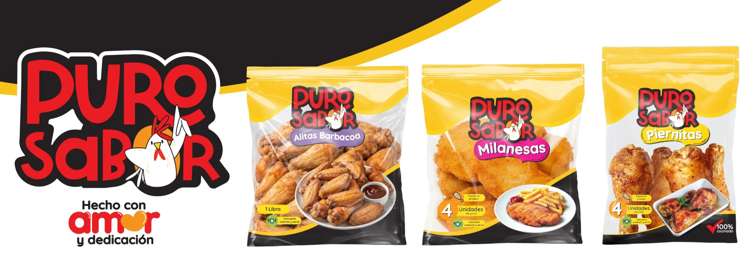 Puro Sabor Alitas de Barbacoa Milanesas Piernitas 1